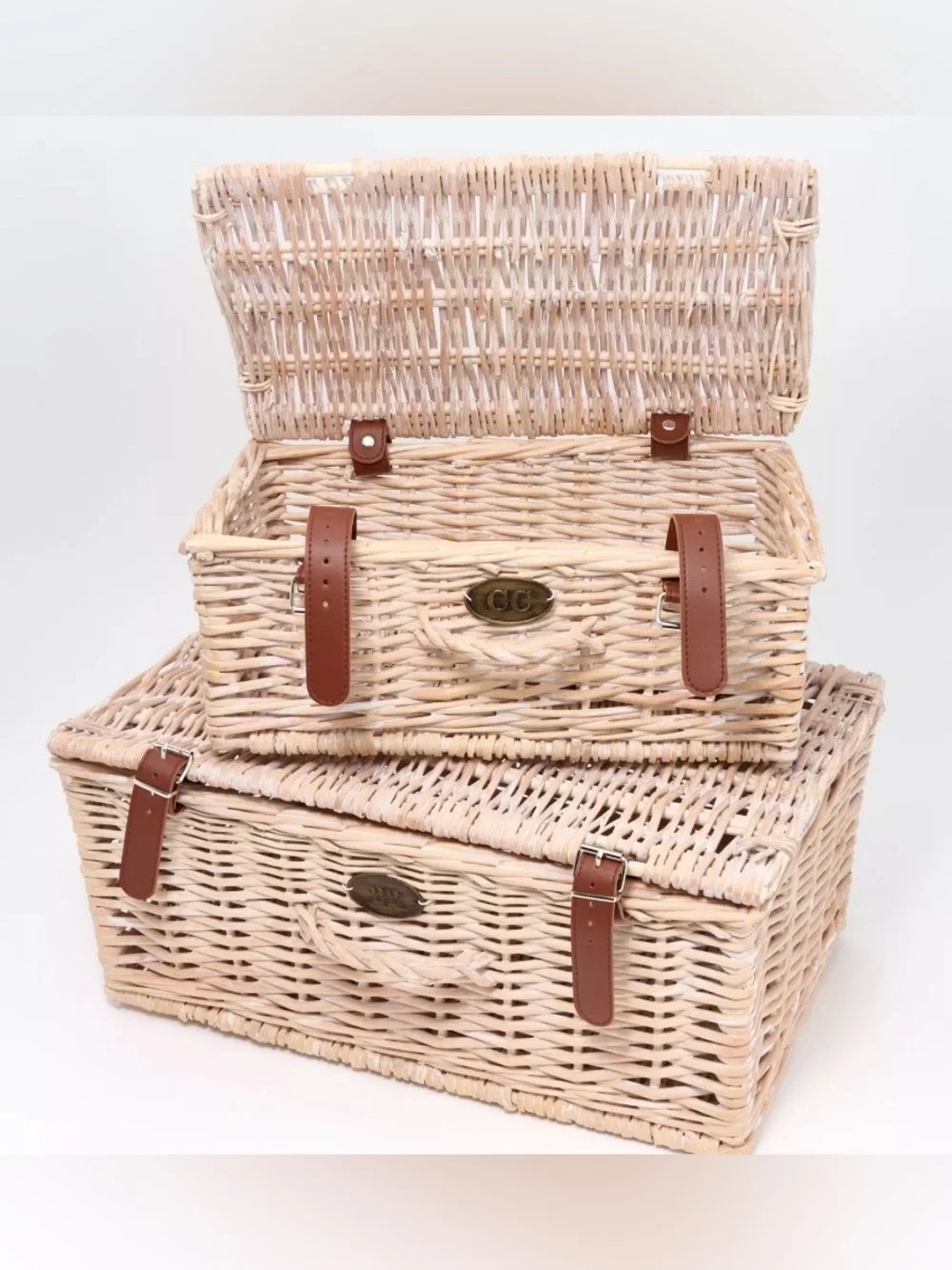 Cozy Cottage by Liz Marie (QVC) Woven Wicker Baskets